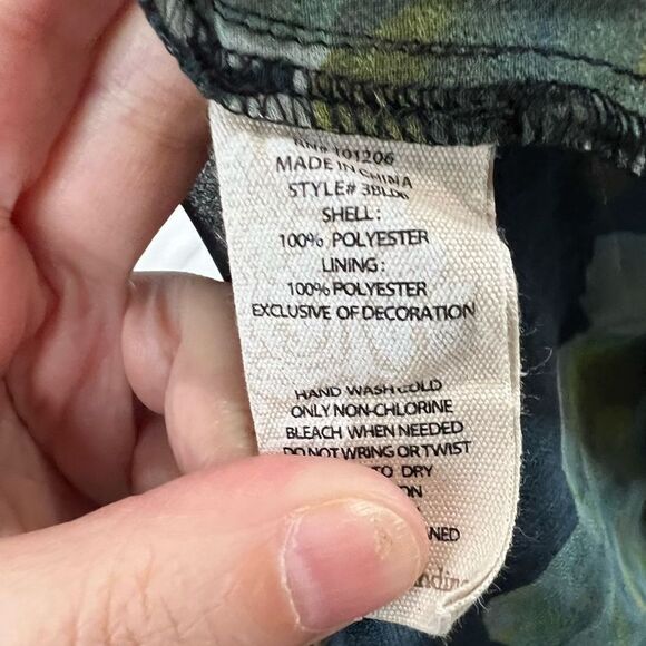 Soft Surroundings Anais Black Floral Long Sleeve Maxi Dress - Picture 12 of 15